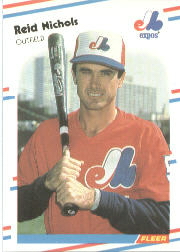 1988 Fleer Baseball Cards      191     Reid Nichols